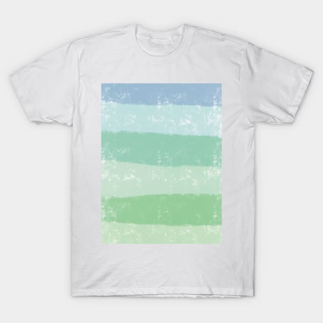 Three stripes texture/pattern print pallet horizontal T-Shirt by mult1pl4y